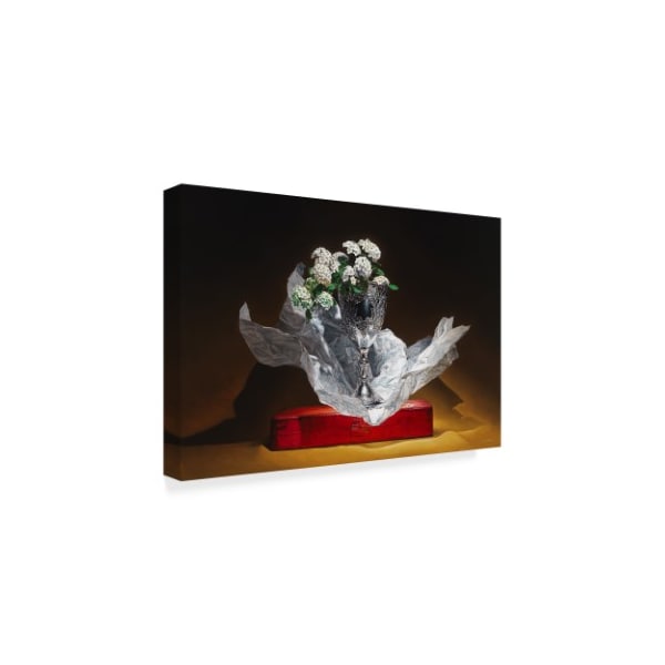 Francois Chartier 'The Offering Flowers' Canvas Art,22x32